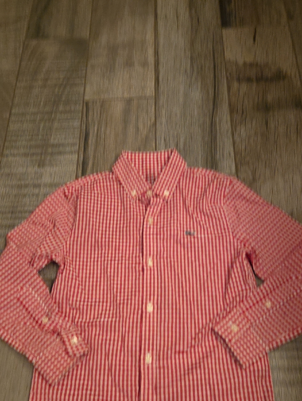 Vineyard Vines Red Gingham Performance Button-Down Kids Shirt